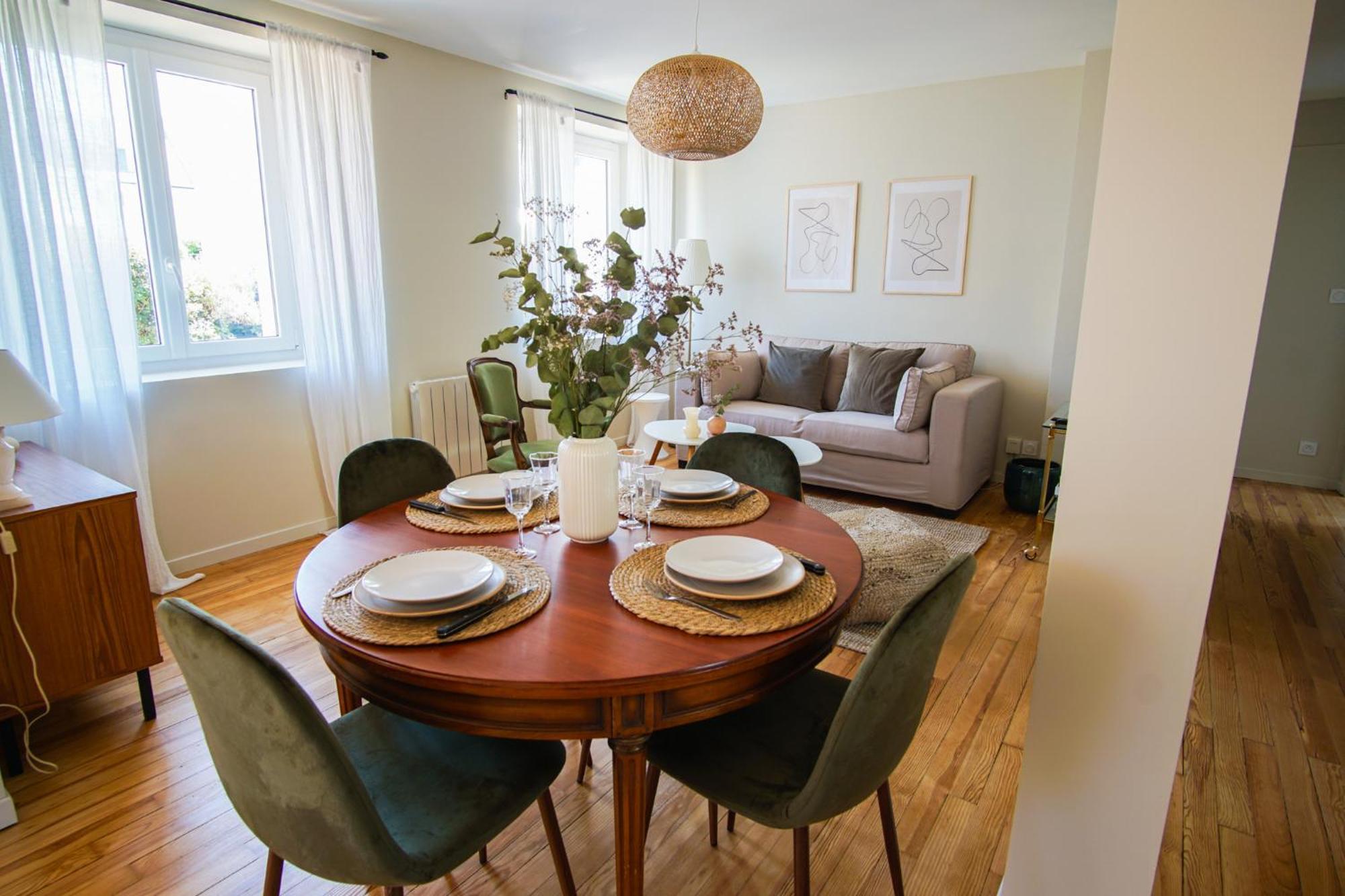 -Le Sentier- Elegant T3 Avec Jardin Proche Mer 孔卡尔诺 外观 照片