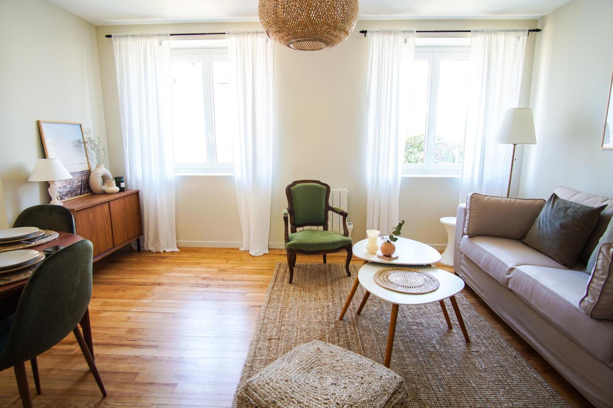 -Le Sentier- Elegant T3 Avec Jardin Proche Mer 孔卡尔诺 外观 照片